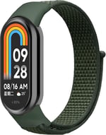 Teknoft Xiaomi Mi Band 10/9/8 İle Uyumlu Hafif ve Bileği Rahatsız Etmeyen Bilek Ölçüsüne Göre Ayarlanabilen Cırt Cırtlı Tasarım Kaliteli Hasır Örme Kumaş Kor - Seçenekler: Haki, Kırmızı, Mavi, Turuncu