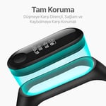 Teknoft Xiaomi Mi Band 7/6/5/4 İle Uyumlu Tam Kaplayan Silikon Çerçeveli Bilek Kalınlığına Göre Ayarlanabilen Hafif ve Bileği Rahatsız Etmeyen Kaliteli Hasır Örme Kumaş Kordon