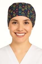 Telefon Desenli Doktor Hemşire Aşçı Cerrahi Bone Hastane Bone Bandana M009
