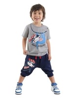 Tembel Hayvan Erkek Çocuk T-shirt Kapri Takım