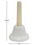 Temel Renkli El Zili Seti 8li Ritim ve Perküsyon Aleti 10.5 cm