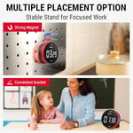 TempPro TM04 99 Saat Kapasiteli Çevirmeli Dijital Mutfak ve Ders Zamanlayıcısı, Geniş LED Ekranlı Mıknatıslı Kronometre (Eski Adıyla ThermoPro)