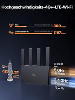 Tenda 4G08 AC1200 Çift Bantlı Wi-Fi 4G+ LTE Yönlendirici