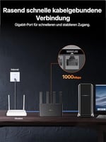Tenda 4G08 AC1200 Çift Bantlı Wi-Fi 4G+ LTE Yönlendirici