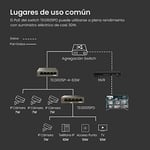 Tenda 5 Port PoE Anahtarı, Güç Kaynağı Olmaz, Gigabit PoE Powered Switch (1 PoE In & 4 PoE Out, Tak ve Çalıştır PoE PD Switch, Fansız, Metal Gövde) (TEG1105PD)