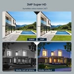 Tenda Güvenlik Kamerası Dış WLAN 2K, 3MP WLAN IP Kamera, İki Yönlü Sesli, 30 m Tam Renkli Gece Görüşü, IP66 Su Geçirmez, Kişi Tanıma ve Hareket Algılama, SD Kart ve B - Seçenekler: CT6| 2K, CT3| 1080P