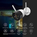 Tenda Güvenlik Kamerası Dış WLAN 2K, 3MP WLAN IP Kamera, İki Yönlü Sesli, 30 m Tam Renkli Gece Görüşü, IP66 Su Geçirmez, Kişi Tanıma ve Hareket Algılama, SD Kart ve B - Seçenekler: CT6| 2K, CT3| 1080P