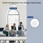 Tenda I27 WiFi 6 AX3000 çift bant erişim noktası, PoE standardı 802.3at destekler, tavan montajı, dolaşım, MU-MIMO, OFDMA, Çoklu SSID, App veya Web arayüzü üzerinden yönetilebilir, beyaz