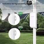 Tenda OS3 dış mekan erişim noktası için WLAN köprüsü (5 GHz'de 867 Mbps, 4 x 10/100 Mbps LAN bağlantı noktası, 12 dBi, PoE, 5 km menzil, merkezi yönetim, güç kaynağı dahil) (2'li paket)