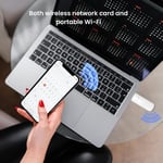 Tenda U18 WiFi 6 WLAN Stick WLAN USB Adaptörü (AX1800 Çift Bant 5 GHz:1201 Mbit/s +2,4 GHz: 574 Mbit/s) WPA3, USB 3.0, MU-MIMO, LED, Windows 10/11 destekler, PC/Laptop/Masaüstü için, Beyaz
