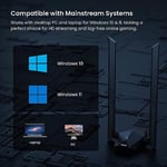 Tenda U18a Wi-Fi 6 Adaptör USB 3.0, AX1800 Çift Bantlı Wireless Adaptör, 1201Mbps 5GHz, 574Mbps 2.4GHz, Tak ve Çalıştır, MU-MIMO Teknolojisi, WP - Seçenekler: U18a|Wi-Fi 6|1800Mbps, U9|Wi-Fi 5|650Mbps