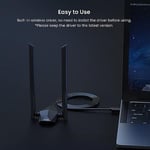 Tenda U18a Wi-Fi 6 Adaptör USB 3.0, AX1800 Çift Bantlı Wireless Adaptör, 1201Mbps 5GHz, 574Mbps 2.4GHz, Tak ve Çalıştır, MU-MIMO Teknolojisi, WP - Seçenekler: U18a|Wi-Fi 6|1800Mbps, U9|Wi-Fi 5|650Mbps
