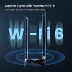 Tenda U18a Wi-Fi 6 Adaptör USB 3.0, AX1800 Çift Bantlı Wireless Adaptör, 1201Mbps 5GHz, 574Mbps 2.4GHz, Tak ve Çalıştır, MU-MIMO Teknolojisi, WP - Seçenekler: U18a|Wi-Fi 6|1800Mbps, U9|Wi-Fi 5|650Mbps