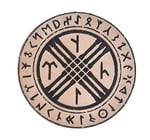 TENGRİ - Deri Peç - Arma - Türk Mitolojisi - Leather Patch