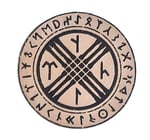 TENGRİ - Deri Peç - Arma - Türk Mitolojisi - Leather Patch
