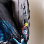 Tenis Raketi Anahtarlık Mini Yenilik Anahtarlık Metal Anahtarlık Tenis Topu Kolye Ucu Spor için Hediye Anahtarlık, Yeşil., M