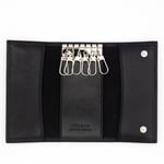 Tergan Siyah Deri Unisex Anahtarlık 0080B06