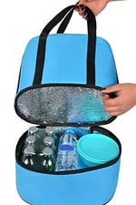 Termos Çanta Plaj Çanta Piknik Çanta Isı Yalıtımlı Sıcak Soğuk Tutucu Outdoor 2 Bölmeli 26 Litre