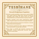 (Tesbihane) Hematit Doğaltaş-Krom Çelik Kombinli Tesbih Anahtarlık