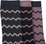 TEST 3'lü Kombin Zigzag Desenli Erkek Çorap 39/42