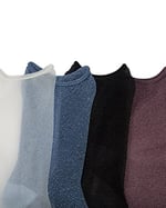 TEST Altın Simli 4'lü Kombin Lurex Çorap