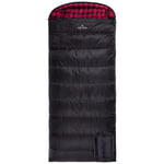 TETON Sports Celsius XXL uyku çantası; aile kampı için harika; serbest kompresyon torbası, siyah