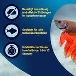 Tetra Crystalwater - Akvaryumdaki kristal berraklığında su için uyuşturuculara karşı su geçirmez, yüzer parçacıkları, 250 ml şişe bağlar