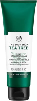 The Body Shop Çay Ağacı 3'ü 1 Arada Temizleyici Scrub Maske 125 ml 5028197969417
