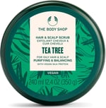 The Body Shop Çay Ağacı Arındırıcı ve Dengeleyici Saç ve Saç Derisi Ovma Vegan ipek Protein 240ml