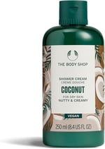 The Body Shop Hindistan Cevizi Duş Kremi - Kuru Ciltler İçin Fındık ve Kremsi - Vegan Vücut Yıkama, 8.4 Fl Oz - Seçenekler: 8.4 Fl Oz (Pack of 1), 25.3 Fl Oz (Pack of 1)