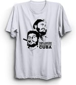 The Fame Che Guevara, Fidel Castro, Revolutionalist Of Cuba, Küba Tişört