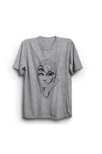 The Fame Flowery Face, Çiçek ve Yüz, Kadın Çizim Tişört