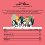 The Good Wild Çilekli Çikolatalı Granola - Glutensiz Vegan Atıştırmalık, Kurutulmuş Çilekli, Yüksek Lifli, 300 g