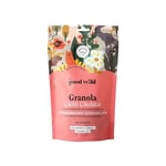The Good Wild Çilekli Çikolatalı Granola - Glutensiz Vegan Atıştırmalık, Kurutulmuş Çilekli, Yüksek Lifli, 300 g
