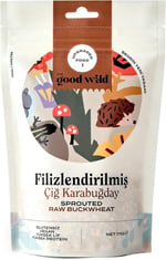 The Good Wild Filizlendirilmiş Çiğ Karabuğday - Glutensiz Kuru Bakliyat, Vegan, Yüksek Lif ve Protein Kaynağı, 175 g