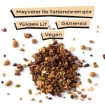 The Good Wild Karışık Meyveli Granola - İlave Şekersiz, Glutensiz Vegan Atıştırmalık, Yüksek Lifli, 300 g