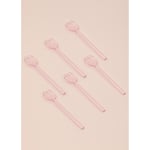 The Mia Abiete Dondurma Ve Tatlı Kaşığı Pembe 6lı Set