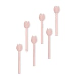 The Mia Abiete Dondurma Ve Tatlı Kaşığı Pembe 6lı Set