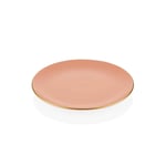 The Mia Basic Servis Tabağı 6 Lı Set Somon Pembe - 26cm