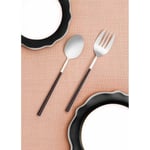 The Mia Bianco Salata Servis Takımı Gümüş 2 Parça Ckb0224