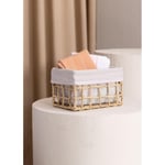 The Mia Braid Hasır Organizer Sepet Naturel 22x14x13 Cm