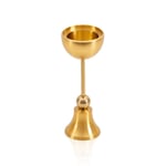 The Mia Brass Pirinç Şamdan Ve Tealight Mumluk 15 Cm