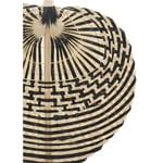 The Mia Dekoratif Bambu Duvar Dekoru Siyah 2x21x28 Cm