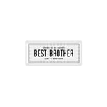 The Mia Dikdörtgen Servis Best Brother - 35 X 16 Cm