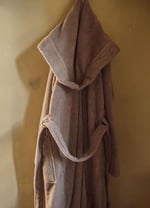 The Mia Fine Cotton Gri Bornoz Small Medium