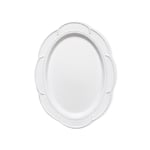 The Mia Grande Servis Tabağı Beyaz 41x31 Cm Grd0012