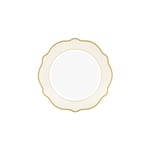 The Mia Jaswely Pasta Tabağı 6 Parça Krem 21 Cm
