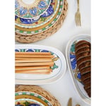 The Mia Limoncello Oval Servis 2li Set Gri 29 Cm