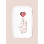The Mia Luv Dikdörtgen Servis Tabağı 31x20 Cm
