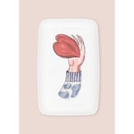 The Mia Luv Dikdörtgen Servis Tabağı 31x20 Cm